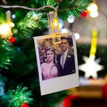 Carregar imagem no visualizador da galeria, Varal de 10 Fotos Vintage com Led