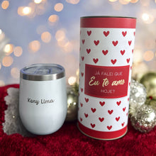 Carregar imagem no visualizador da galeria, Kit Copo Térmico 360ml Personalizado Para Presente
