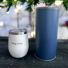 Carregar imagem no visualizador da galeria, Kit Copo Térmico 360ml Personalizado Para Presente
