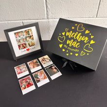 Carregar imagem no visualizador da galeria, Cesta Mãe 02 + Quadro + 6 Fotos Vintage