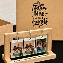 Carregar imagem no visualizador da galeria, Cesta Mãe 04 + Porta Fotos Personalizado