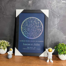 Carregar imagem no visualizador da galeria, Quadro Mapa Estelar 07 - Edição Especial