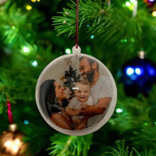 Carregar imagem no visualizador da galeria, Kit Bolas Árvore de Natal com foto (Frente e Verso)