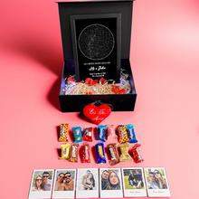 Carregar imagem no visualizador da galeria, Cesta Romântica 4 + Quadro Mapa Estelar+ 6 fotos