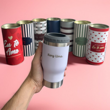 Carregar imagem no visualizador da galeria, Kit Copo Térmico 420ml Personalizado Para Presente