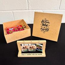 Carregar imagem no visualizador da galeria, Cesta Mãe 04 + Porta Fotos Personalizado
