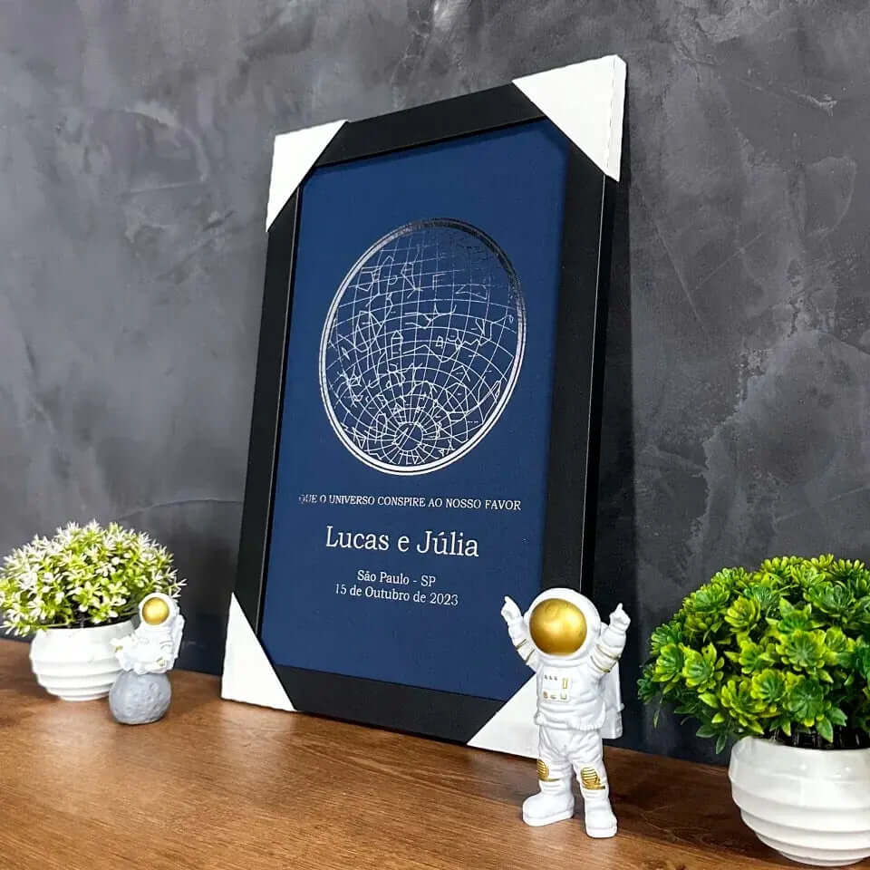 Quadro Mapa Estelar 07 - Edição Especial