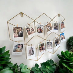 Memory Board Hexagonal + Fotos Reveladas + Led