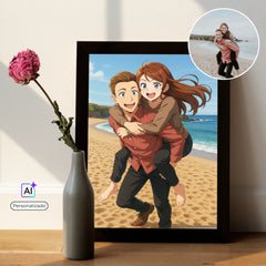 Quadro Cartoon Anime (Com IA)