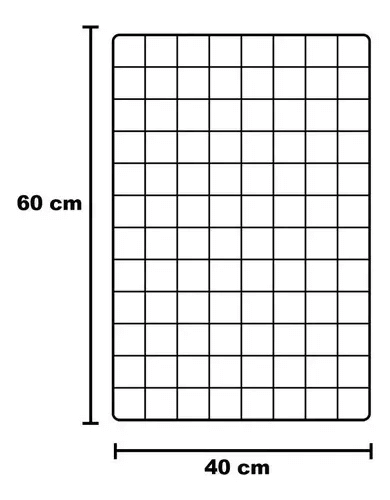 Tela Aramada 60x40 p/ Memory Board + Pregadores (Sem Fotos)
